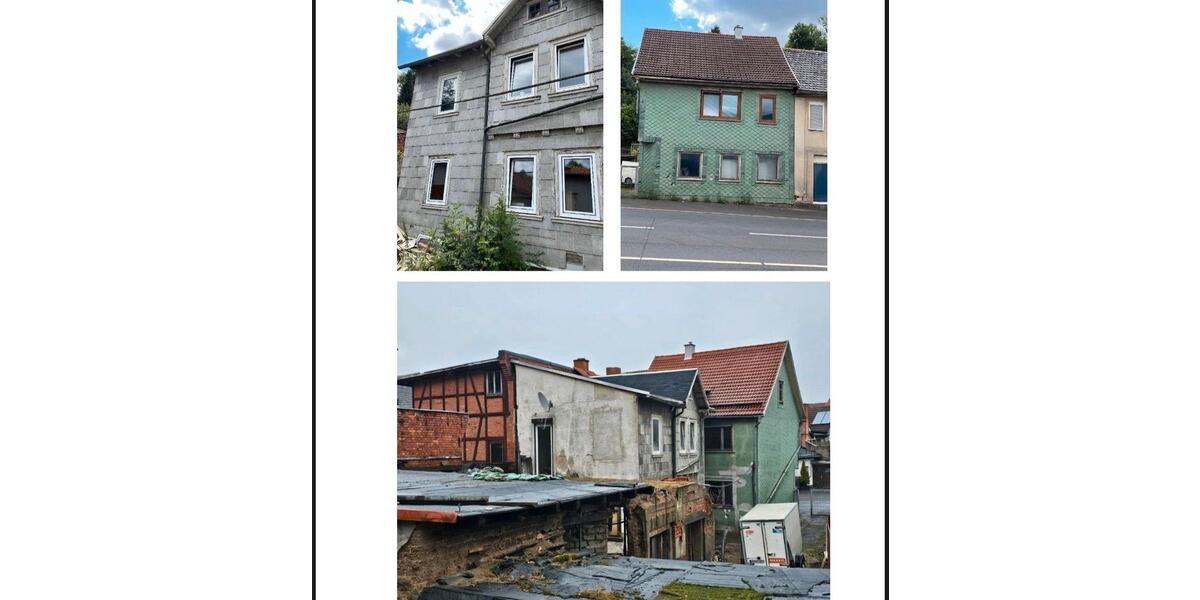 Abriss- und Sanierungsgrundstück Positive Baugenehmigung zimmer