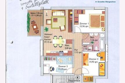 Wohnung Offenburg - 4 Zimmer, 92 m&sup2;, 320.000&euro; | Angebot:26790552