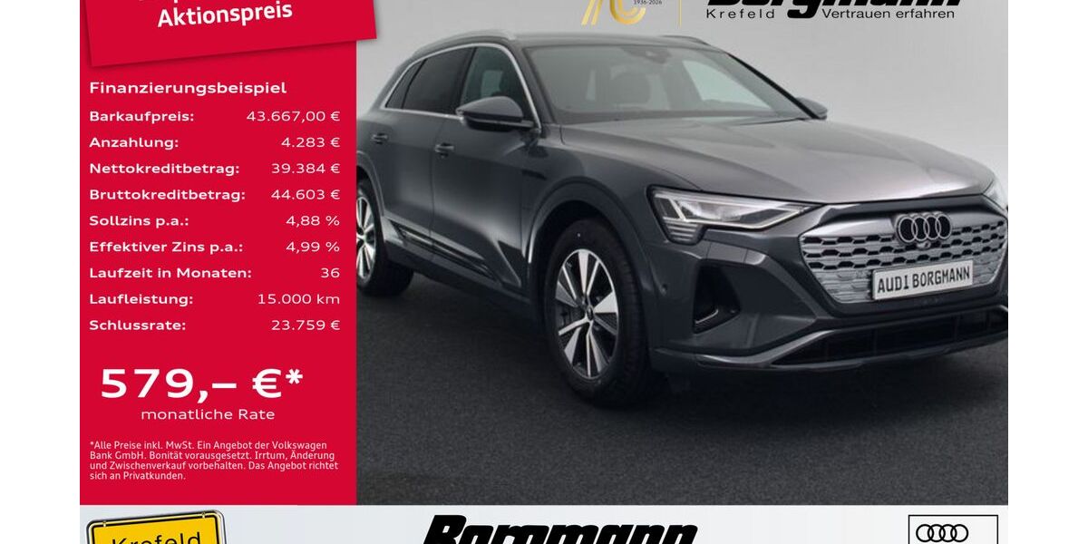 Audi Q8 e-tron 34.000 km 42.557 &euro; Krefeld 47803