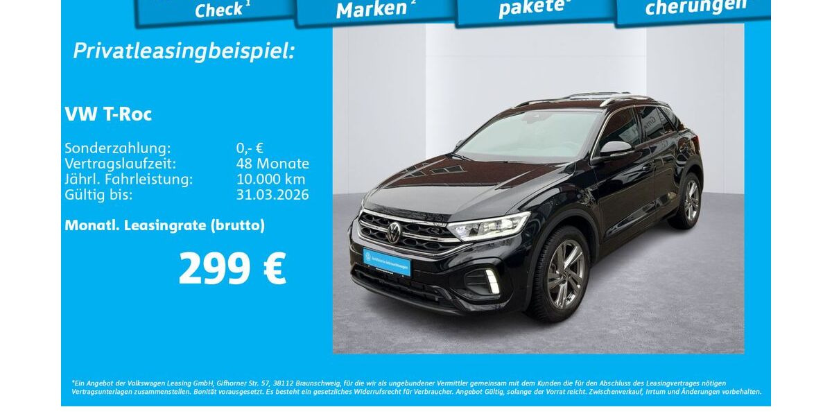 VW T-Roc 24.684 km 28.777 &euro; Glinde 21509