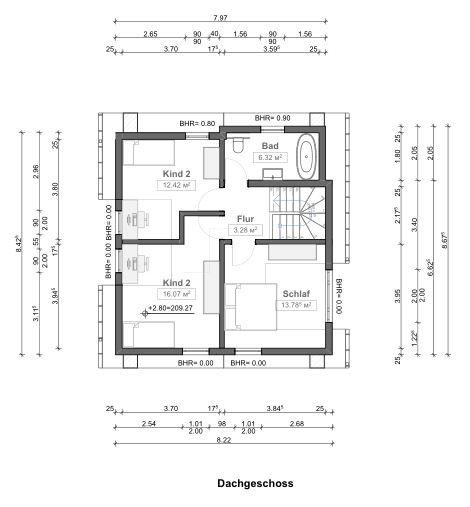 Einfamilienhaus Gummersbach Berstig Süd - 4 Zimmer, 120 m&sup2;, 1.390&euro; | Angebot:26211220