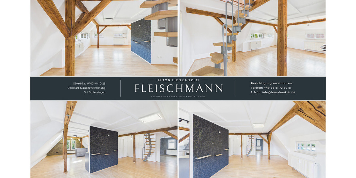 Maisonettewohnung im schönen Schleusingen mit Gartennutzung - 3- Schleusingen | Angebot:27013359