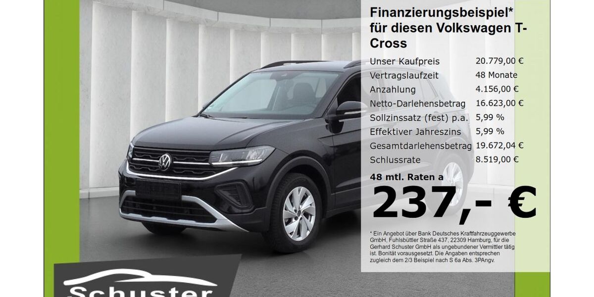 VW T-Cross 16.086 km 20.779 &euro; Ruhstorf 94099