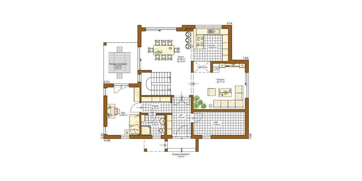 Einfamilienhaus Wertheim Waldenhausen - 5 Zimmer, 213 m&sup2;, 753.000&euro; | Angebot:26377663