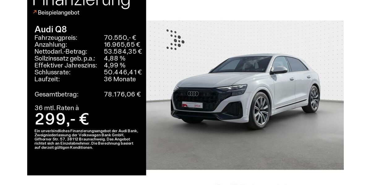 Audi Q8 27.117 km 69.880 &euro; Schweinfurt 97424