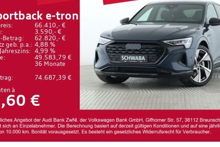 Audi Q8 e-tron 14.000 km 66.410 € Gersthofen 86368