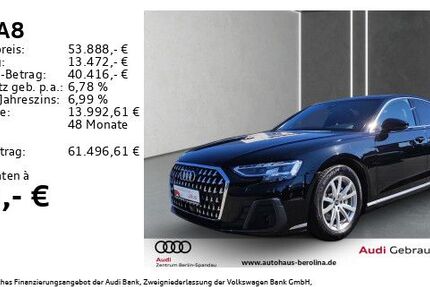 Audi A8 48.009 km 53.888 € Berlin 13581