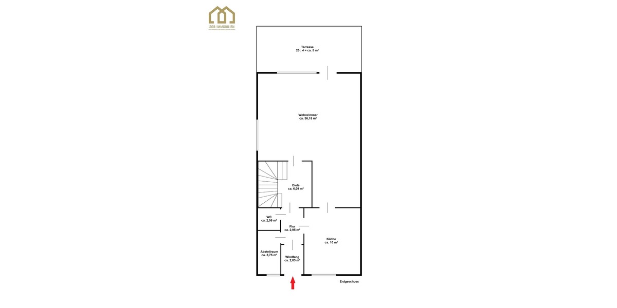 Saniertes Endhaus mit großem Garten, Kamin, Garage und moderner Ausstattung - Reihenendhaus Bremen Blumenthal | Angebot:26635062