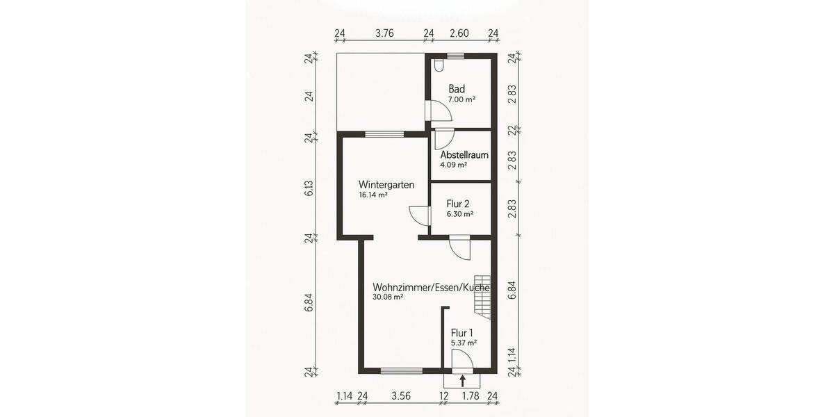 Doppelhaushälfte Brake - 3 Zimmer, 95 m&sup2;, 145.000&euro; | Angebot:26617442