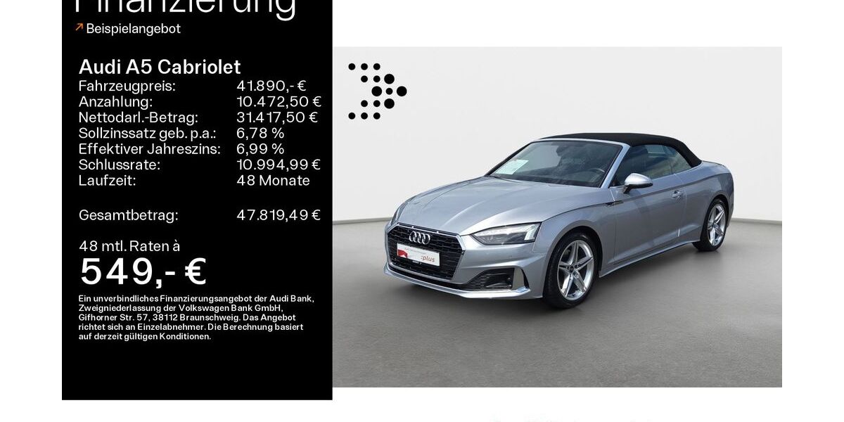 Audi A5 8.089 km 40.280 &euro; Bad Nauheim 61231
