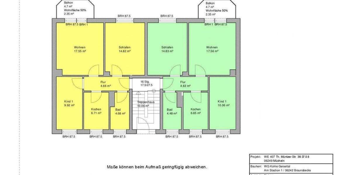 Etagenwohnung Mücheln - 3 Zimmer, 60 m&sup2;, 360&euro; | Angebot:25709957