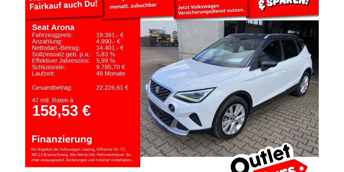 Seat Arona 9.353 km 18.679 &euro; Weinheim 69469