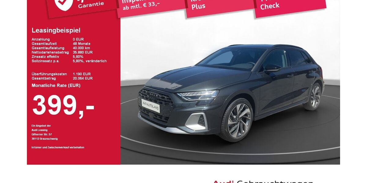 Audi A3 13.000 km 34.951 &euro; Deggendorf 94469