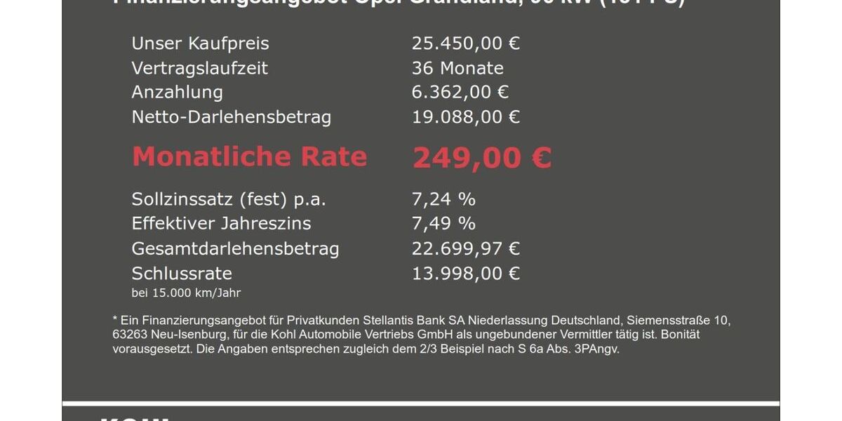 Opel Grandland (X) 12.843 km 25.450 &euro; Aachen 52078