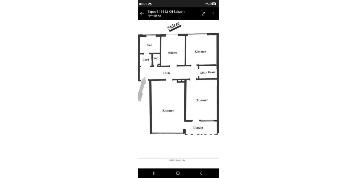 Erdgeschoßwohnung Bad Kreuznach Bad Münster am Stein-Ebernburg - 3 Zimmer, 75 m&sup2;, 159.000&euro; | Angebot:27063828