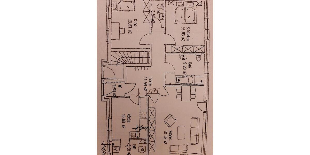 Wohnung im Zweifamilien Haus , Enge-Sande 1 zimmer
