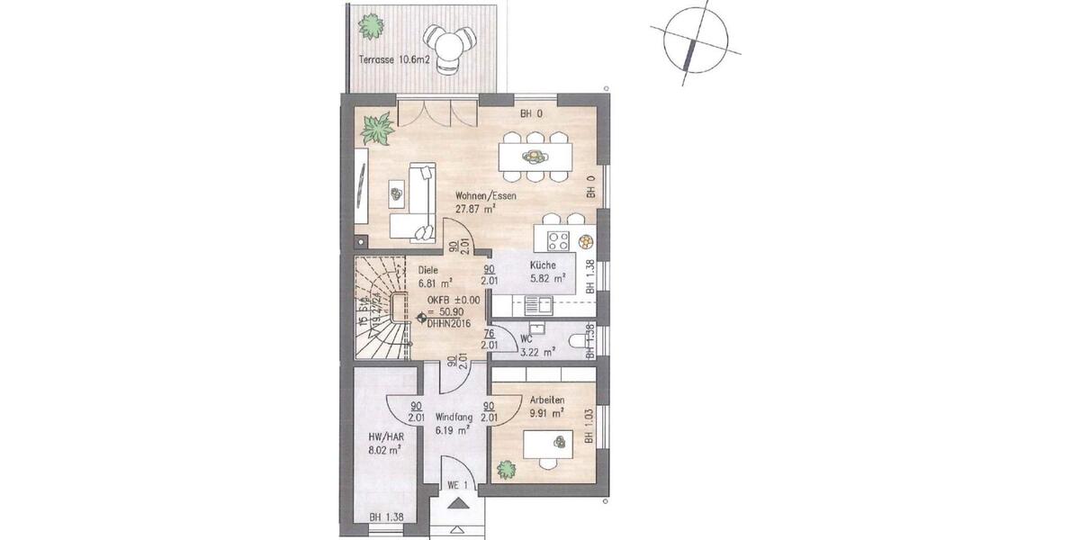 Ruhige Doppelhaushälfte im Grünen zur Miete in Michendorf 5 zimmer