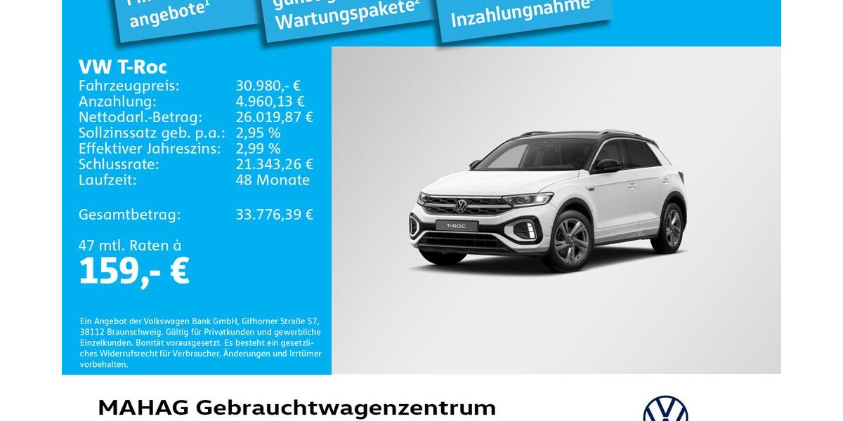 VW T-Roc 16.186 km 30.980 &euro; München 80935