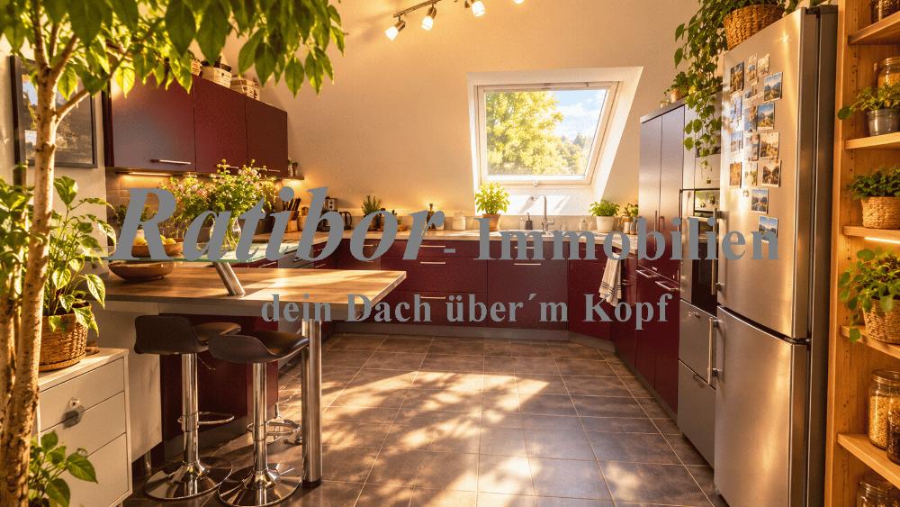 Helle 3 Zimmer Mansardenwohnung mit Balkon und Garage in zentraler Wohnlage Nähe Schulzentrum - Dachgeschoßwohnung Roth | Angebot:27717815