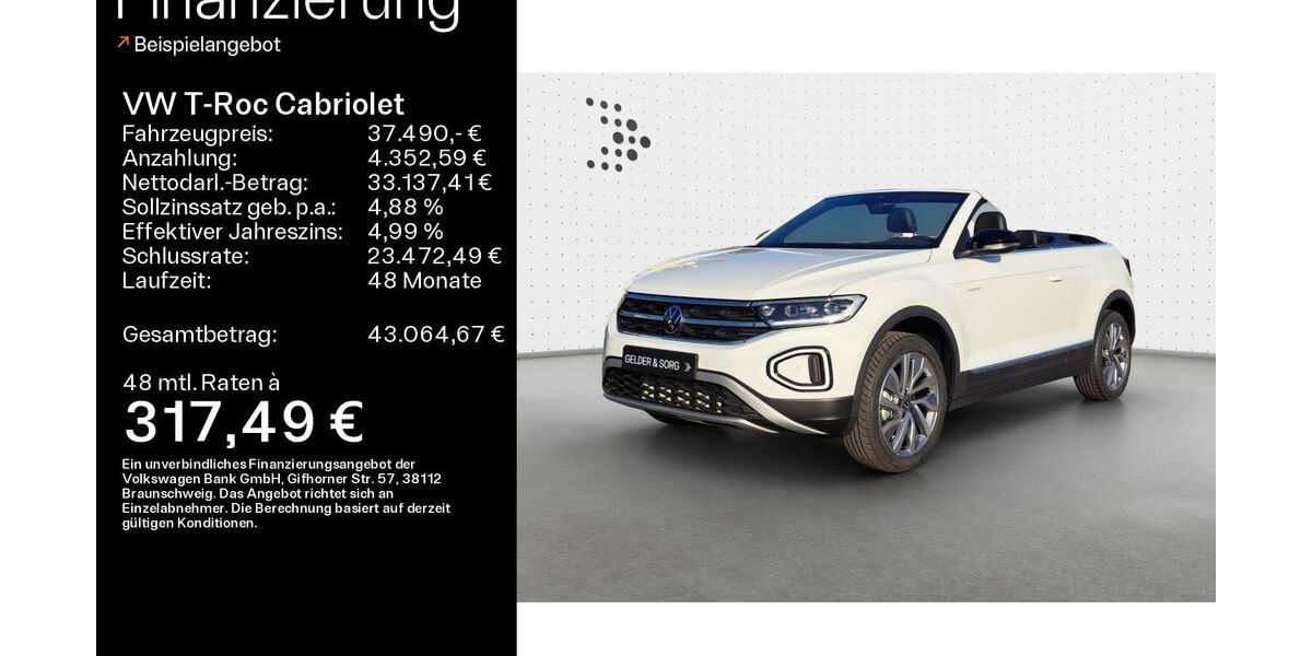 VW T-Roc 1.490 km 37.490 &euro; Coburg 96450