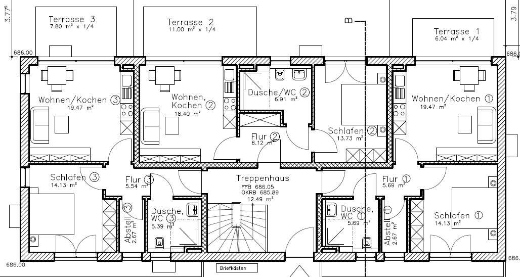 Etagenwohnung Schongau - 2 Zimmer, 48 m&sup2;, 319.000&euro; | Angebot:26791484