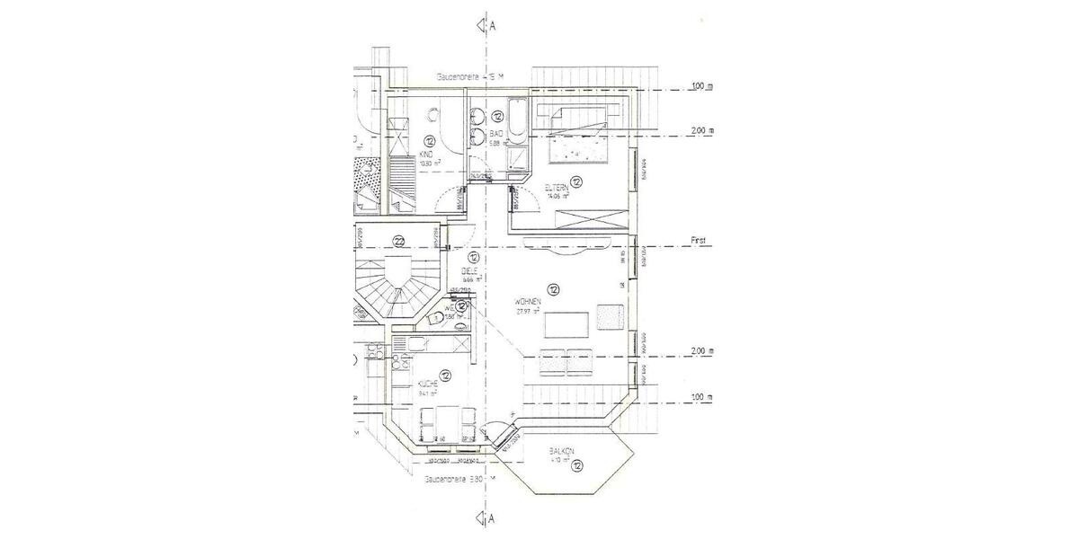Dachgeschoßwohnung Tuttlingen - 3.5 Zimmer, 81 m&sup2;, 259.000&euro; | Angebot:26301354