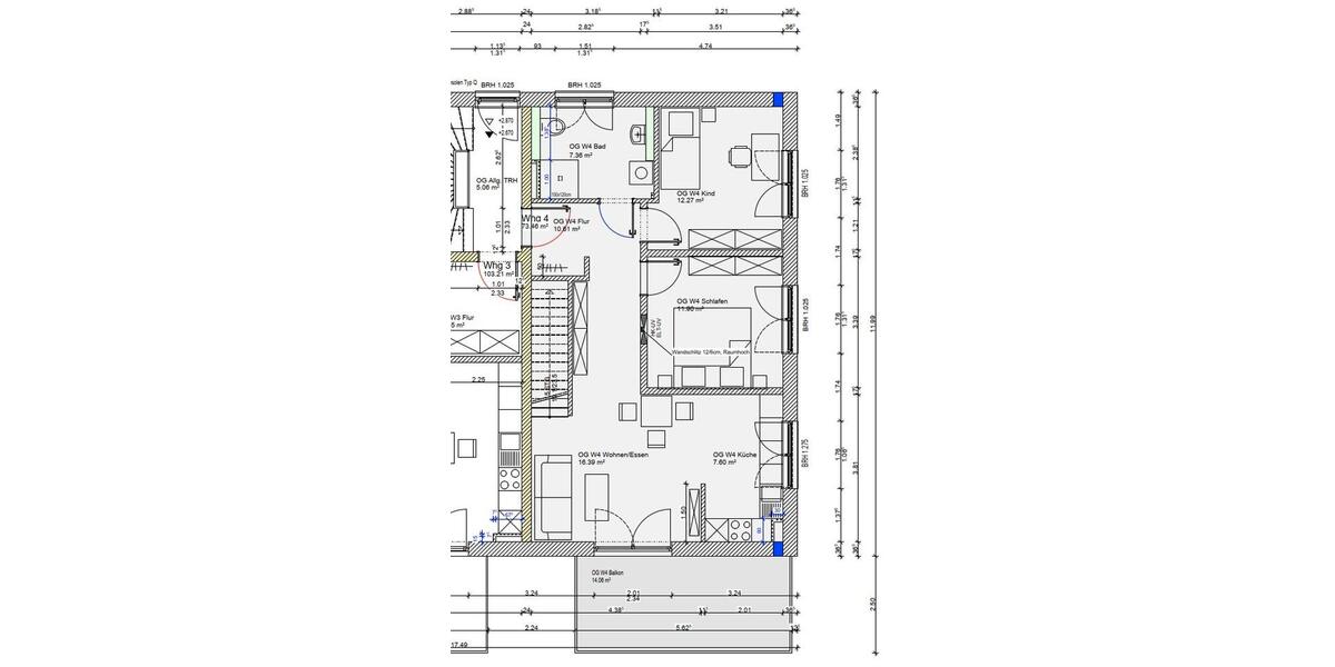Etagenwohnung Ingolstadt Münchener Straße - 4 Zimmer, 117 m&sup2;, 645.000&euro; | Angebot:26931228