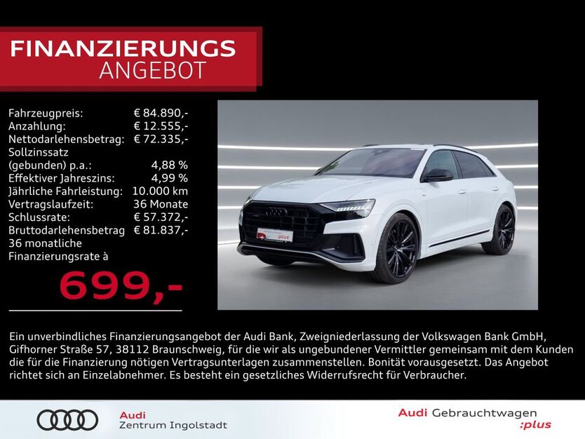 Audi Q8 26.494 km 84.890 € Ingolstadt 85057