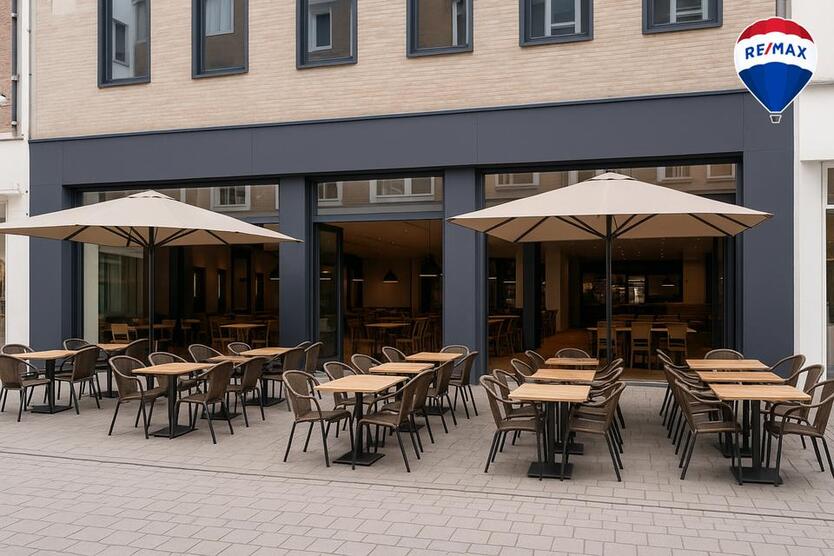 Top-Gastronomiefläche in Herforder Fußgängerzone – 360 m², große Fensterfront, Innen- & Außenplätze!