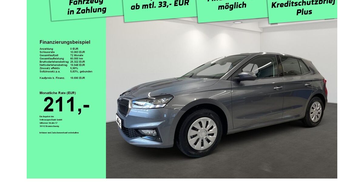 Skoda Fabia 7.000 km 19.390 &euro; Kempten 87439