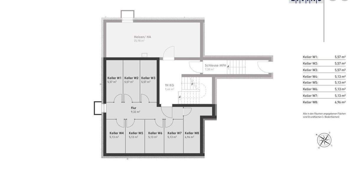 Etagenwohnung München Trudering-Riem - 2 Zimmer, 56 m&sup2;, 629.000&euro; | Angebot:25524244
