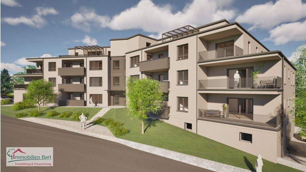 NEUBAUPROJEKT: ERDGESCHOSSWOHNUNG MIT 2 SCHLAFZIMMERN UND LOGGIA 3 zimmer