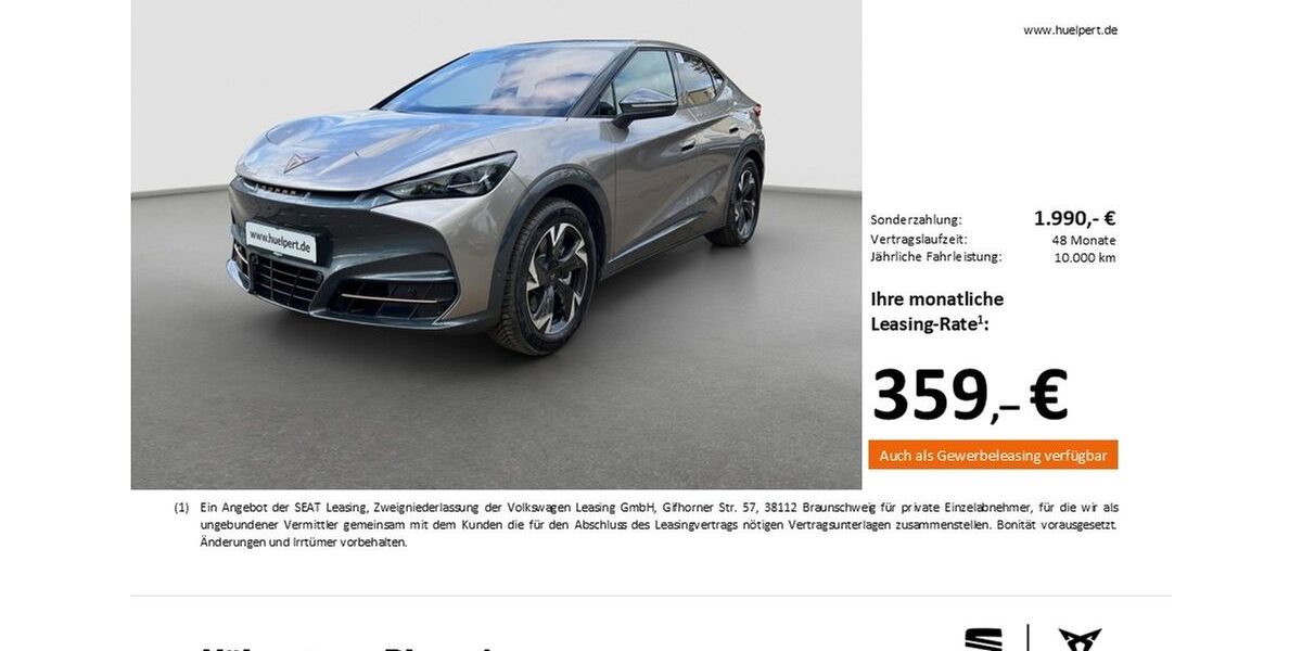 Cupra Tavascan 9.758 km 38.352 &euro; Dortmund 44269