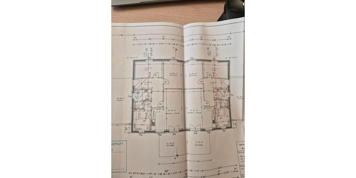 Doppelhaushälfte Wurster Nordseeküste - 4 Zimmer, 86 m&sup2;, 1.360&euro; | Angebot:26289322