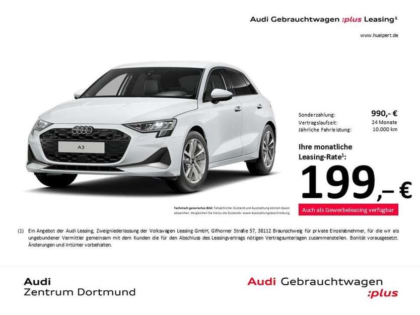 Audi A3 5.877 km 31.555 € Dortmund 44143