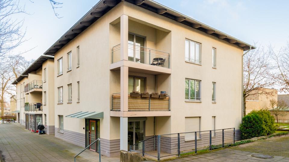 Nah am Flughafen ohne Fluglärm: 2-Zimmer-Wohnung in grüner Anlage 2 zimmer