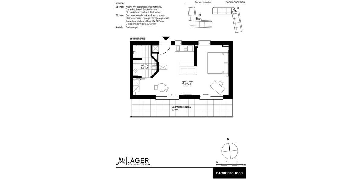 Etagenwohnung Kaufering - 1 Zimmer, 48 m&sup2;, 325.700&euro; | Angebot:25800168