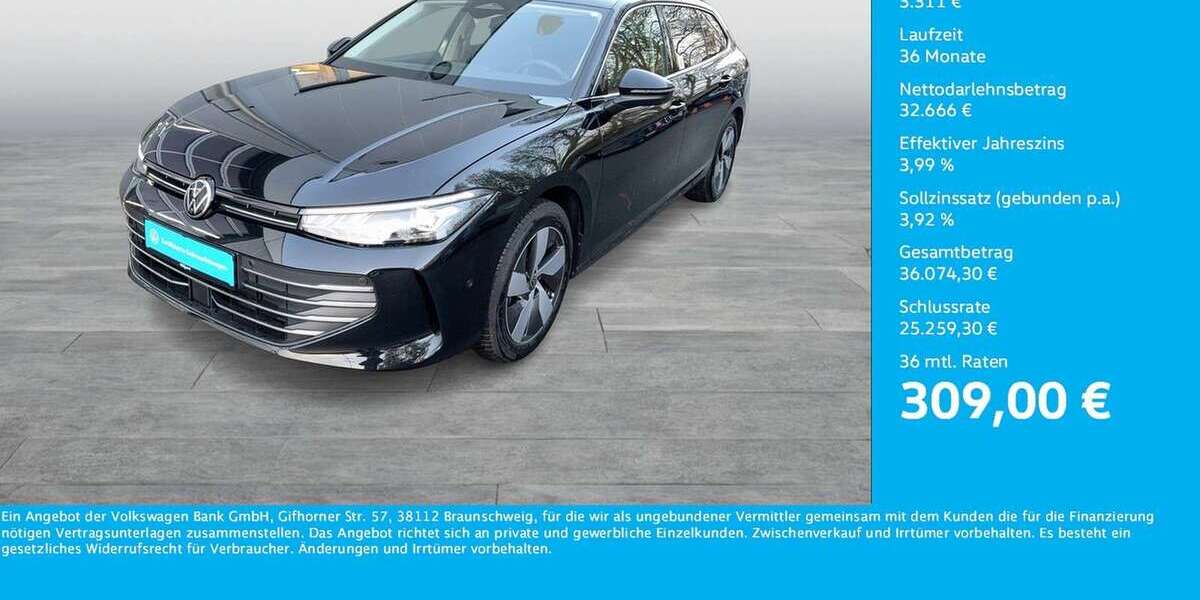 VW Passat Variant 9.066 km 35.977 &euro; Dortmund-Marten 44379