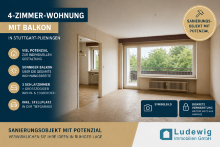 Wohnung Stuttgart Birkach - 4 Zimmer, 78 m&sup2;, 248.000&euro; | Angebot:26288795