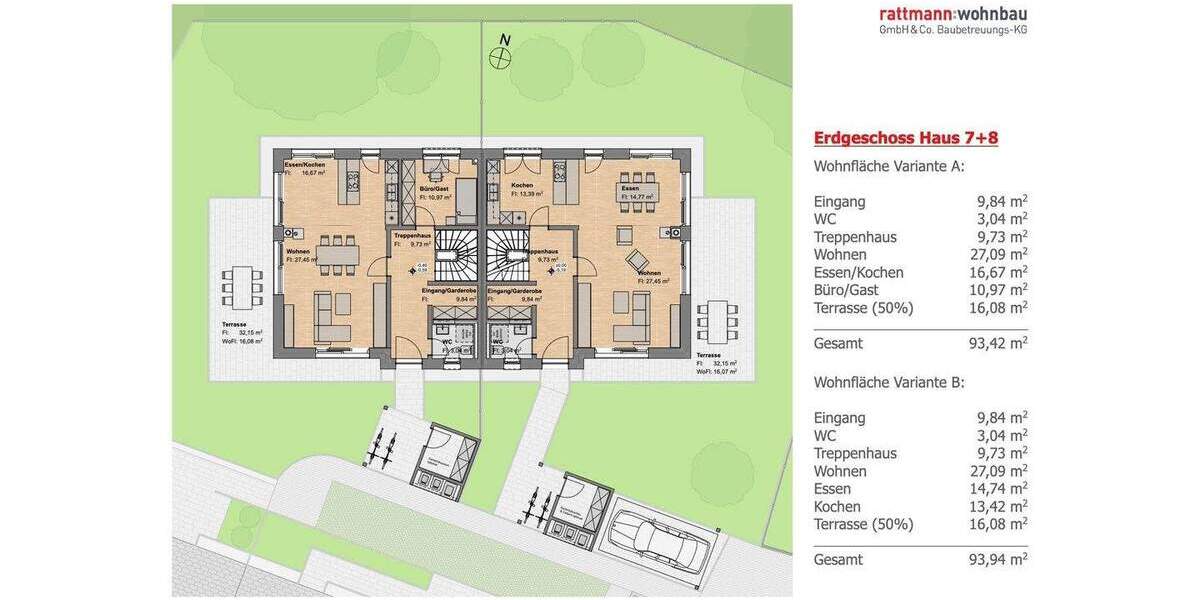Doppelhaushälfte Herzogenaurach Steinbach - 6 Zimmer, 206 m&sup2;, 1.055.000&euro; | Angebot:25155016