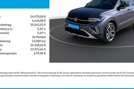 VW T-Cross 7.100 km 24.970 &euro; Mühlhausen/Thüringen 99974