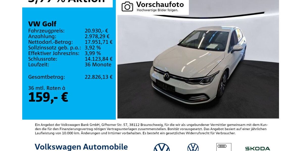 VW Golf 25.431 km 20.930 &euro; Leipzig 04178