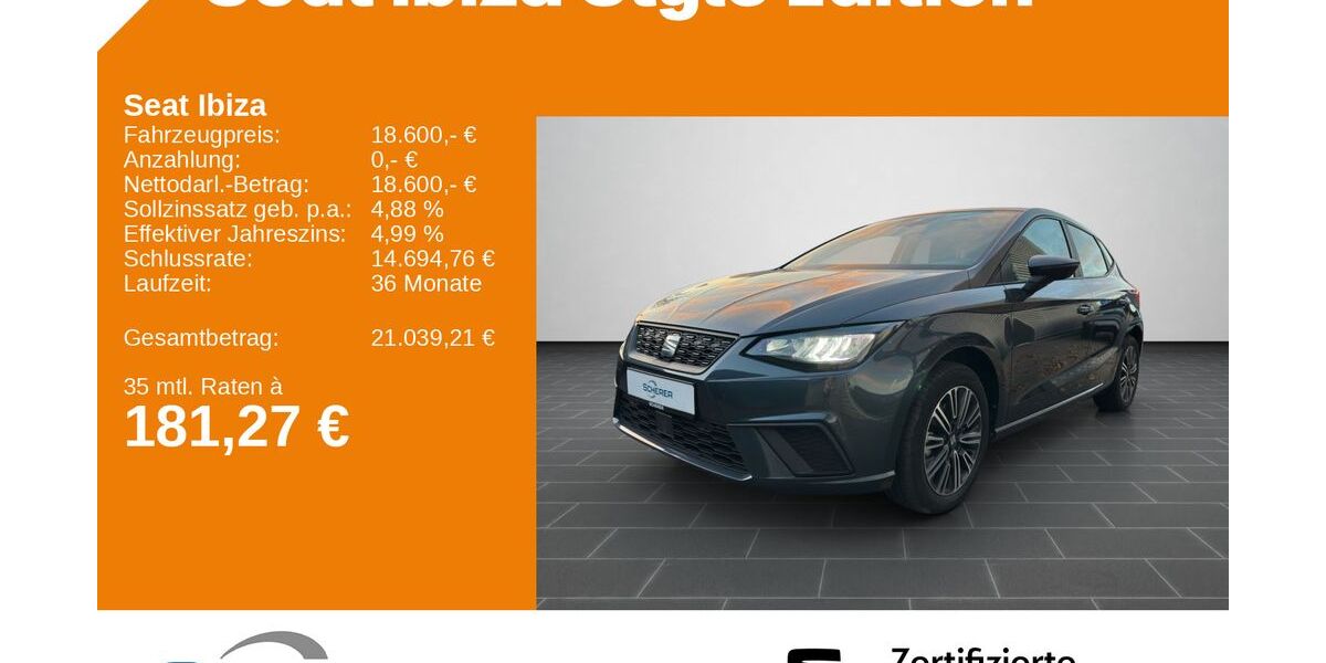 Seat Ibiza 13.100 km 19.100 &euro; Neustadt a.d. Weinstraße 67433