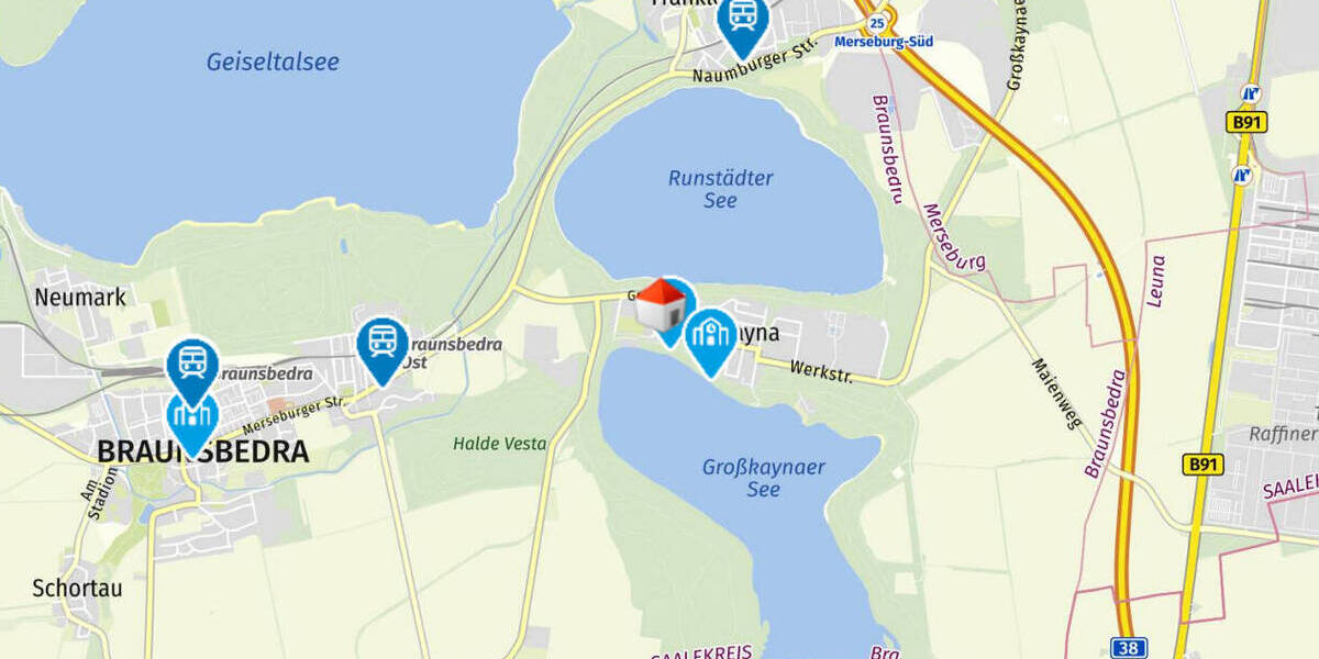 Grundstück Braunsbedra / Großkayna Großkayna - 143.940&euro; | Angebot:25800452