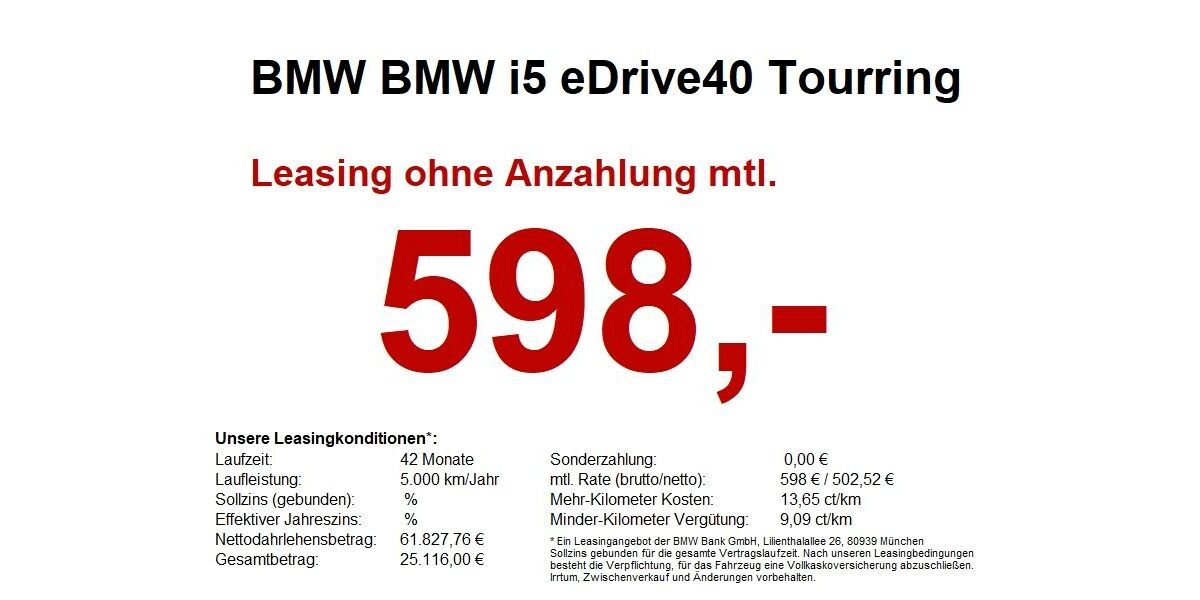 BMW i5 18.200 km 61.980 &euro; Neusitz/Rothenburg 91616