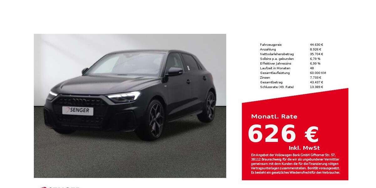 Audi A1 3.000 km 44.630 &euro; Rheine 48429