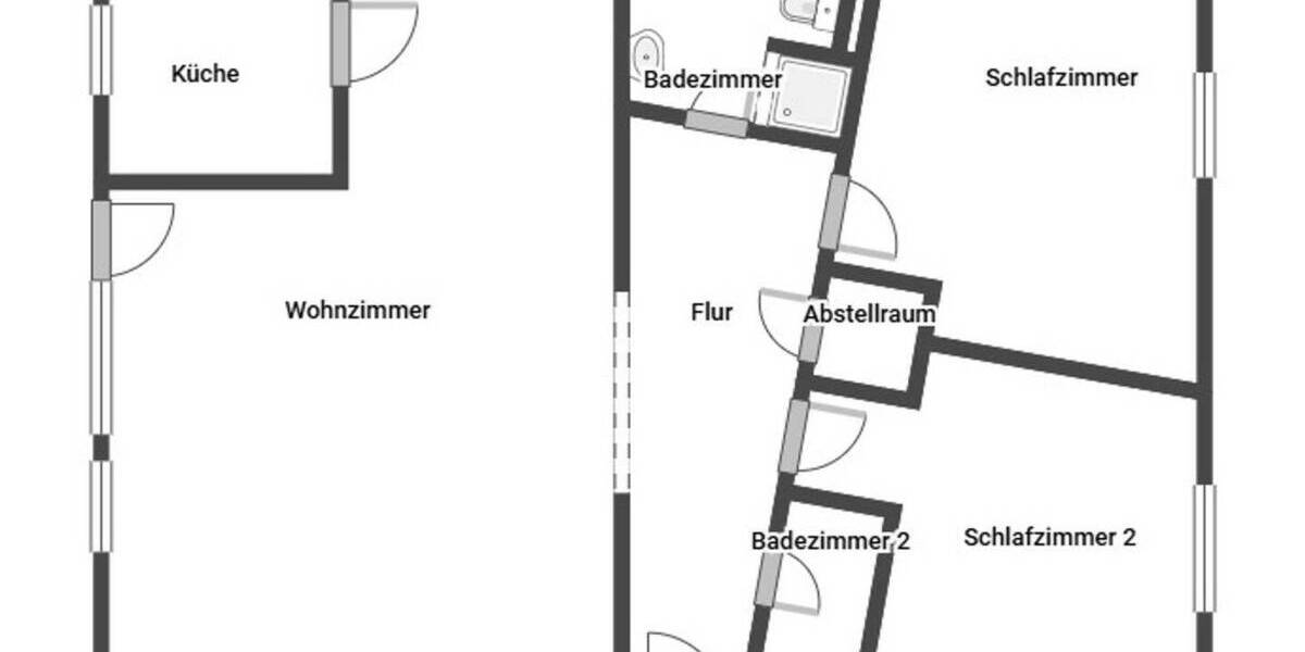 Etagenwohnung Greifswald Nördliche Mühlenvorstadt - 3 Zimmer, 104 m&sup2;, 290.000&euro; | Angebot:26797669