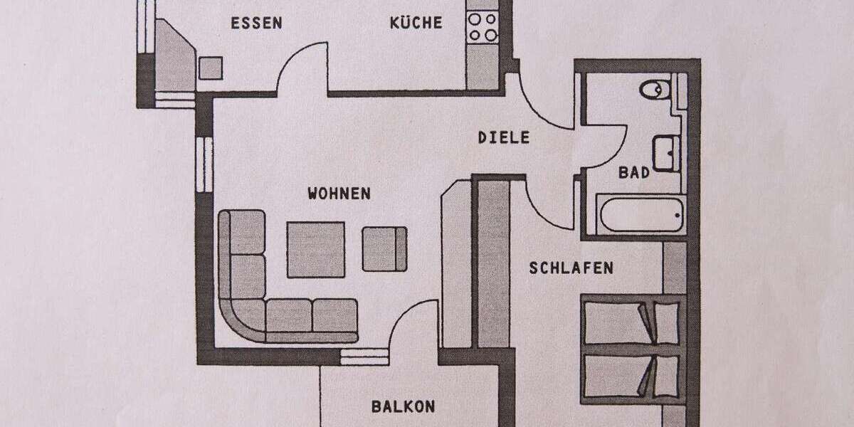 Etagenwohnung Zell unter Aichelberg - 2.5 Zimmer, 60 m&sup2;, 630&euro; | Angebot:26394863