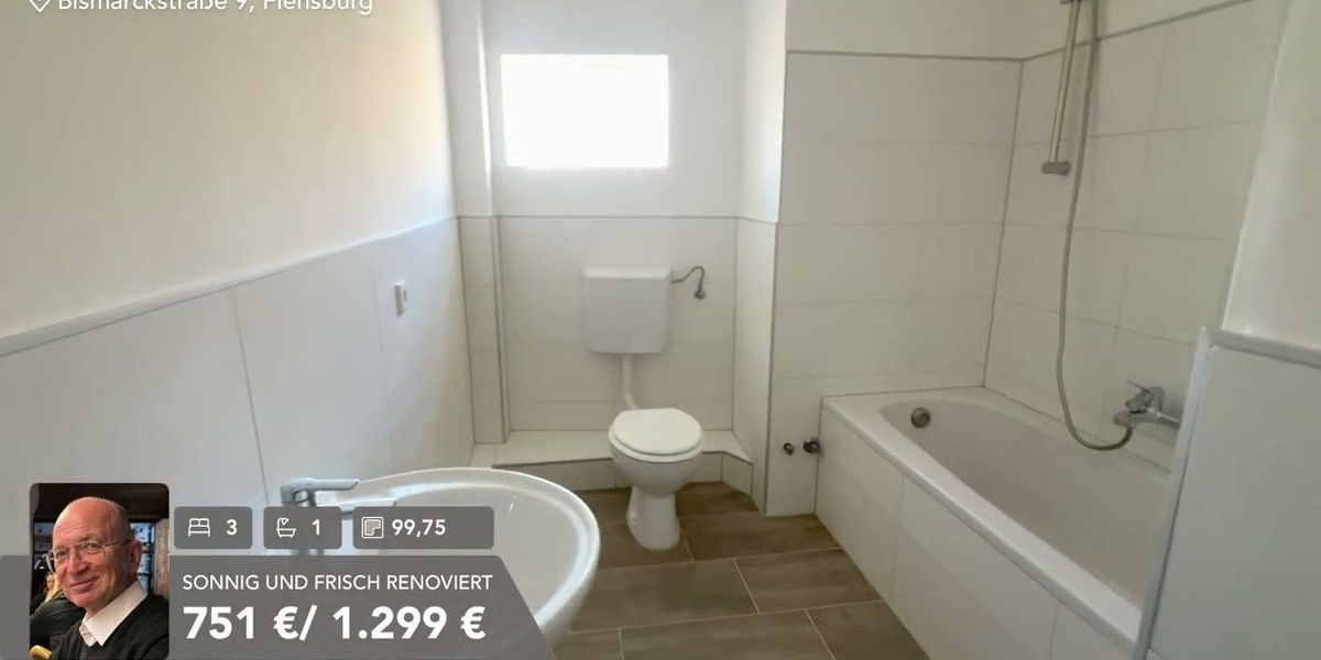 Etagenwohnung Tastrup - 3 Zimmer, 100 m&sup2;, 668&euro; | Angebot:25789708