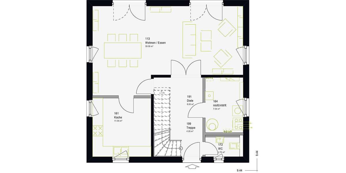 Einfamilienhaus Bad Berleburg - 4 Zimmer, 143 m&sup2;, 348.400&euro; | Angebot:26155749